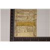 Image 1 : CONTINENTAL CURRENCY 1780 HARTFORD 9 PENCE