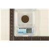 Image 2 : 1834 US HALF CENT ICG F15 DETAILS COUNTERSTAMPED