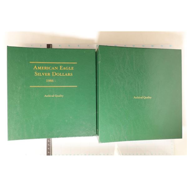 2 LITTLETON CUSTOM COIN ALBUMS ARCHIVAL QUALITY