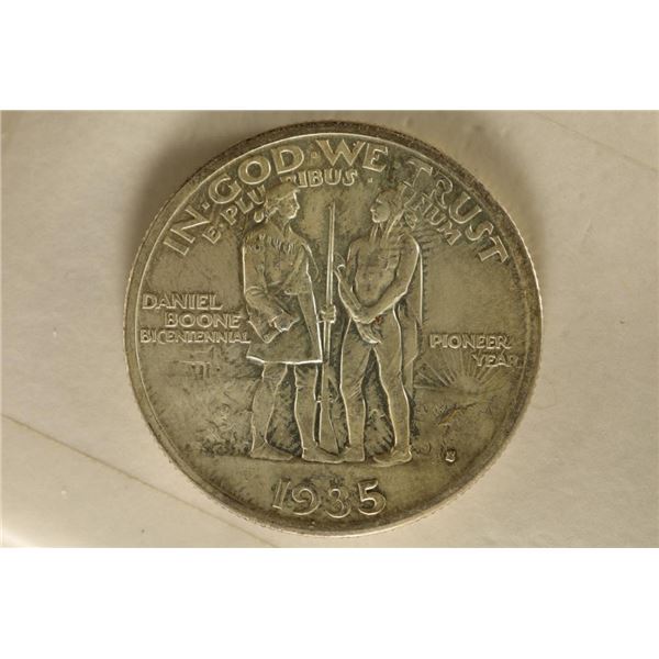 1935-S DANIEL BOONE BICENTENNIAL SILVER HALF