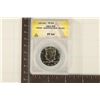 Image 1 : 1964 KENNEDY HALF DOLLAR ANACS PF64 ACCENTED HAIR
