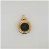 Image 1 : Heavy 18K Yellow Gold Pendant With Rubies & Imperial Roman Copper Coin