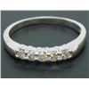 Image 1 : NEW Classic 14k White Gold 0.35 ctw Round Diamond Shared Prong Wedding Band Ring