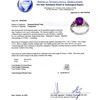 Image 3 : 2.71 ctw Pink Sapphire and 0.68 ctw Diamond Platinum Ring