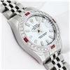 Image 6 : Rolex Sapphire Quickset White Index Diamond Ruby Datejust Wristwatch