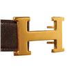 Image 8 : Hermes Brown Leather Constance Belt