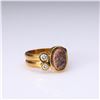 Image 2 : Heavy 18K Yellow Gold & Antique Cameo Ring