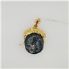 Image 1 : Antique Chinese Sapphire & Gold Pendant by Carlo Rici