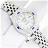 Image 4 : Rolex Sapphire Quickset White Index Diamond Sapphire Datejust Wristwatch