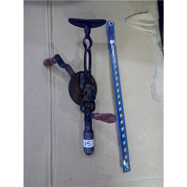 hand drill and 1/2" bit