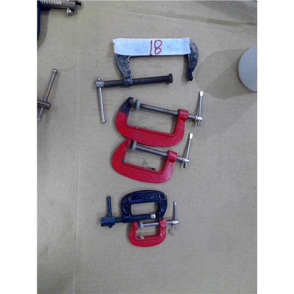 5 clamps ( 3' and smaller)