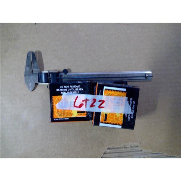 bearings and caliper