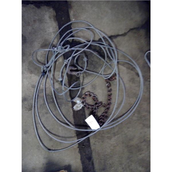 Cable and 2 short chain pieces
