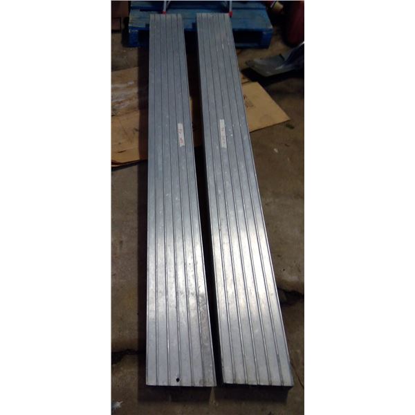 9" X 8' aluminum sections