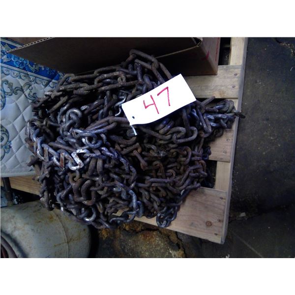 Tire chains for Massey 200  tractor (13.6- 24 tires)