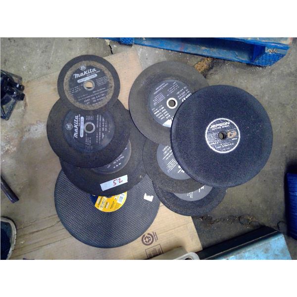 Various size cutting wheels