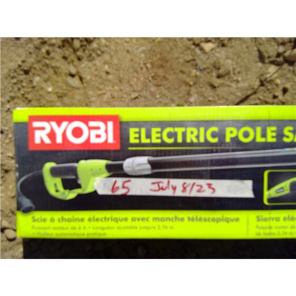 Ryobi electric pole saw  appears new in box