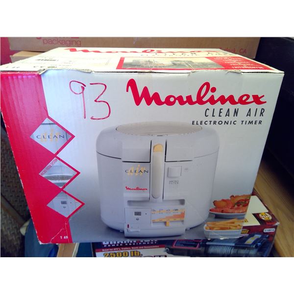 Moulinex clean air deep fat fryer