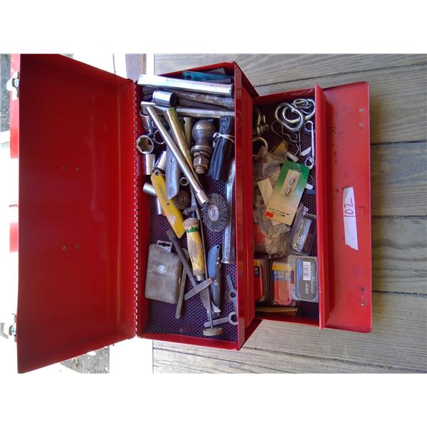 Toolbox with contents