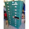 Image 1 : Storage drawers cupboard with contents ( 21"D, 59" H, 30.5 " W)