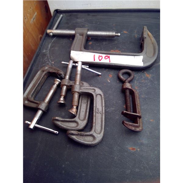 5 clamps ( 2" (4), 4" (1))