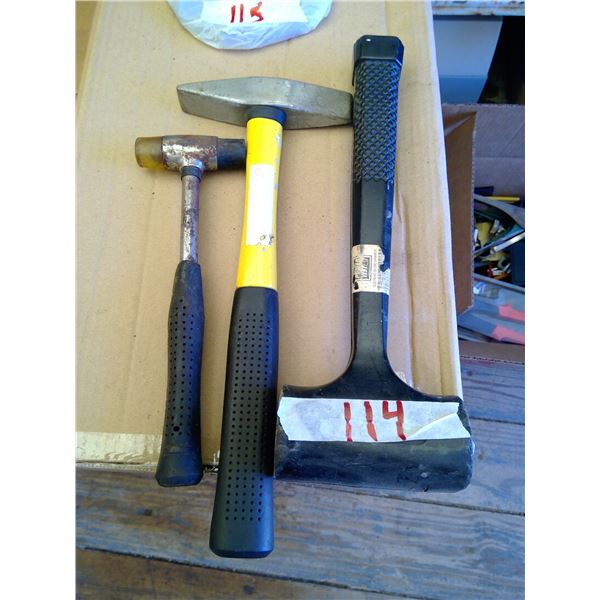 3 hammers