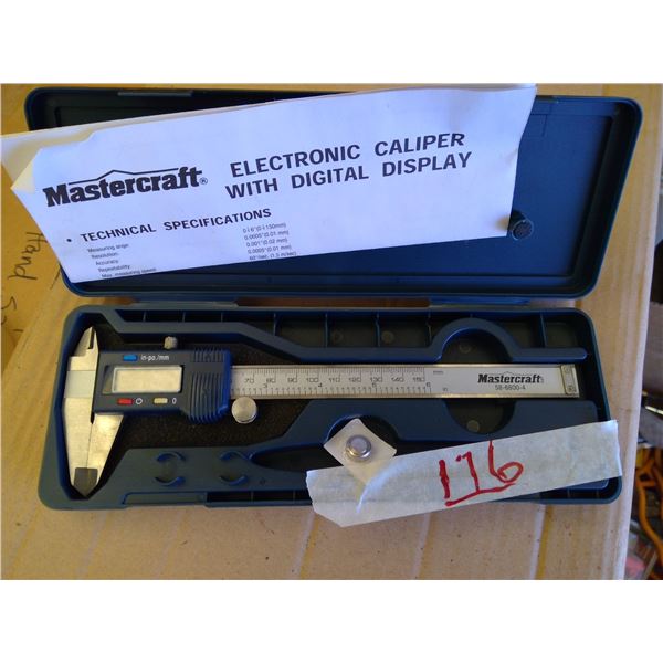 Mastercraft digital caliper