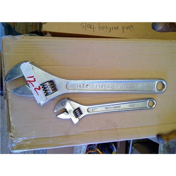 2 crescent wrenches