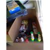 Image 1 : Box of painting supplies, lubricants, cleaners and misc.