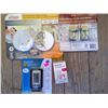 Image 1 : Smoke alarms, light switches, thermometer, timer