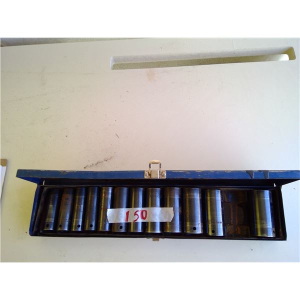 Deep standard socket set