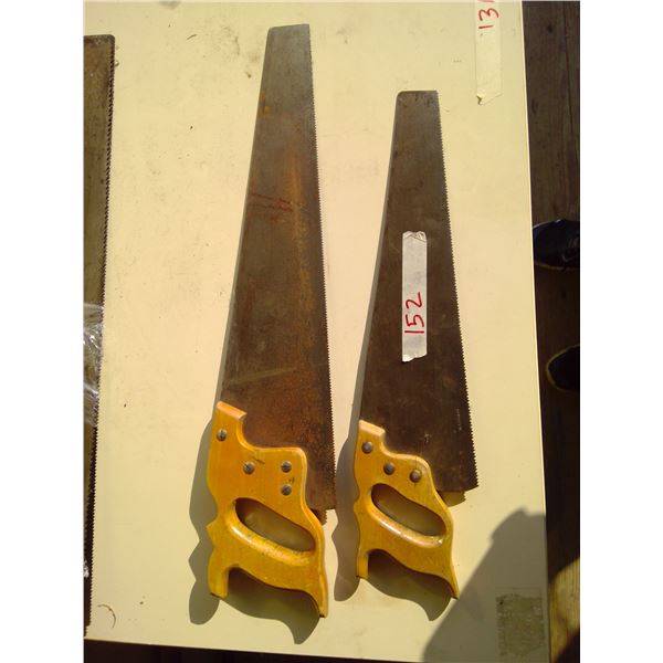 2 handsaws