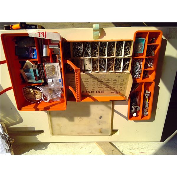 Sheet metal screws and assorted supplies