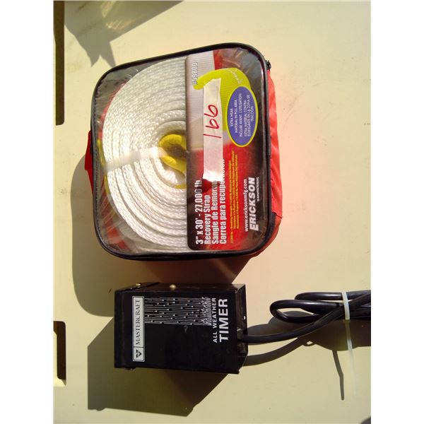 Timer and Tow strap