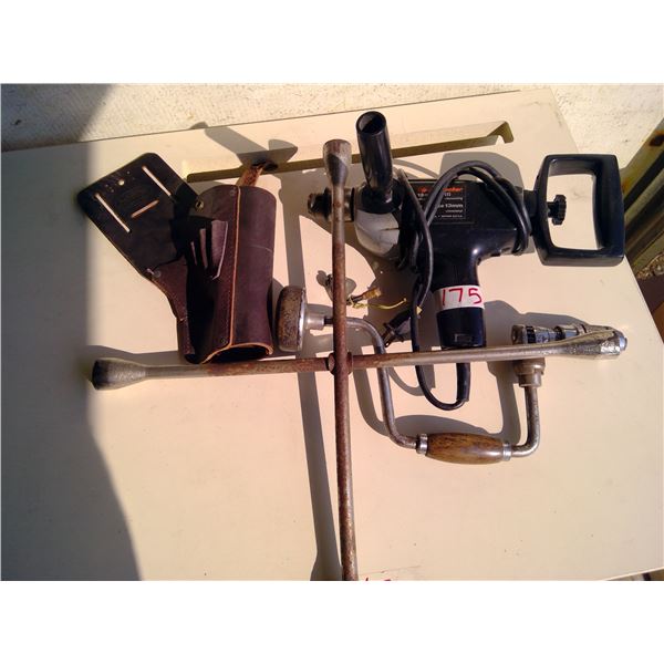 13 mm drill, hand drill, tire wrench and belt holster