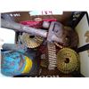 Image 2 : Partial box coil roofing nails ( 1.25") pipe wrench and hydraulic jack