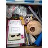 Image 4 : Box of asst fasteners and supplies, wiper blades and tools
