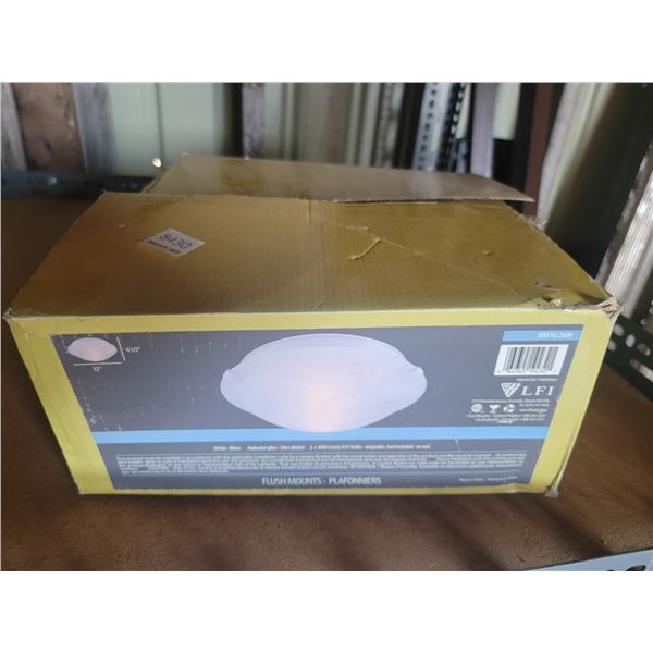 flush mount light fixture (new)