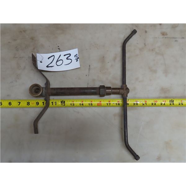 Antique brass water sprinkler