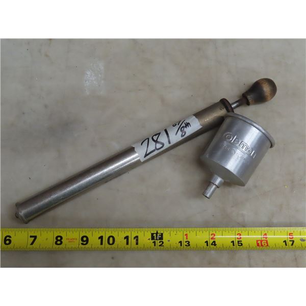 Vintage Coleman Funnel and pump