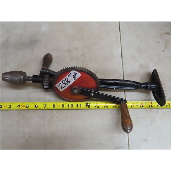 Large Antique Brace Drill