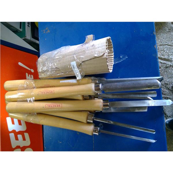 8 approx 16" lathe chisels