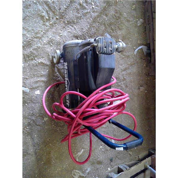 Mastercraft 8 gallon compressor and hose ( works well)