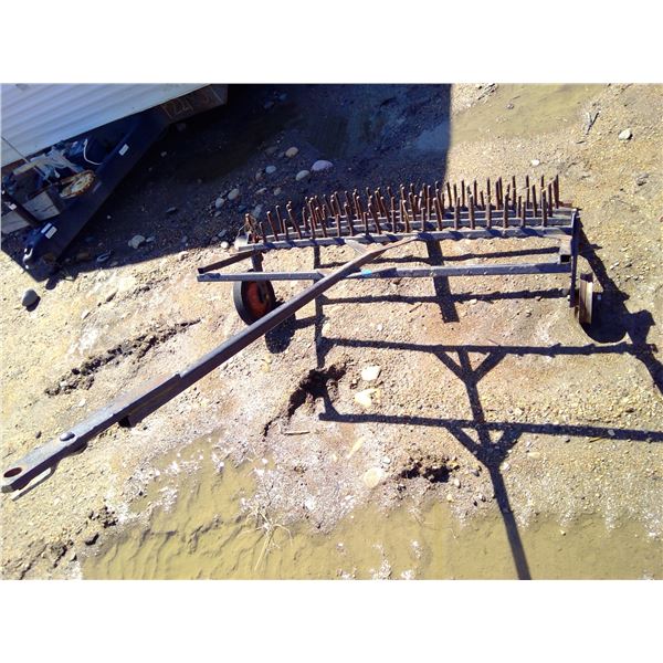 Homebuilt quad harrow