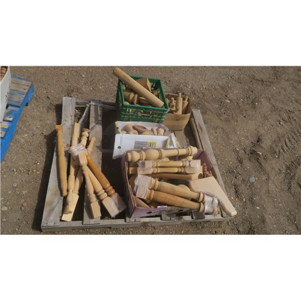lot of dowels/poles and accents
