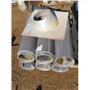 Image 1 : 6 Insulated tin chimney pieces with roofing ting cover