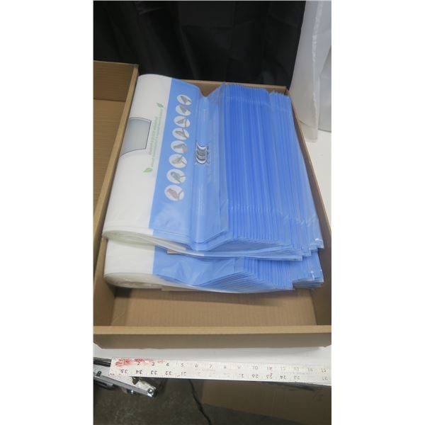 150 new plastic bags