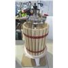 Image 1 : new 4.7 gallon fruit and wine press