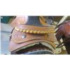 Image 6 : Custom Rodeo Saddle and horse blanket - 16" from horn to seat back - stand not included