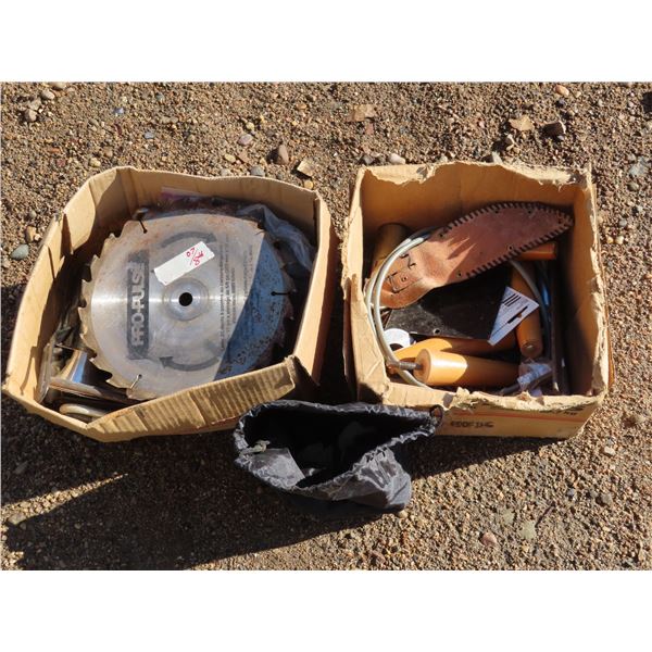 2 boxes full of parts and misc.